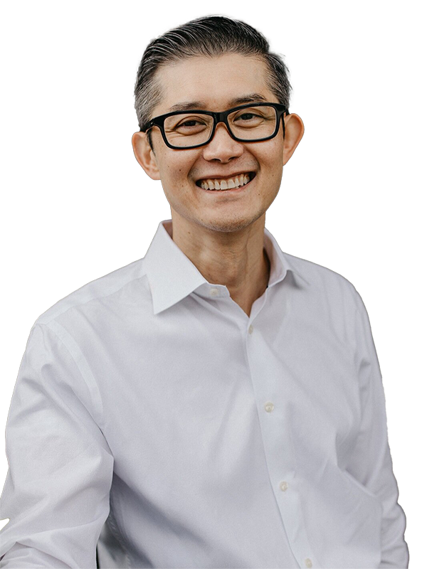 Portrait of Dr. Camas with professional accolades